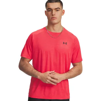 Pánské tričko Pánské funkční tričko Under Armour UA Tech Textured SS-RED - červené Velikost: S