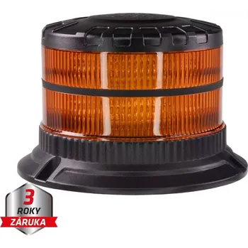 Maják LED maják, 12-24V, 16xLED oranžový, pevná montáž, ECE R65 (wl829fix)
