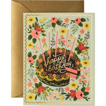 Rifle Paper Co. Přání k narozeninám Floral Cake