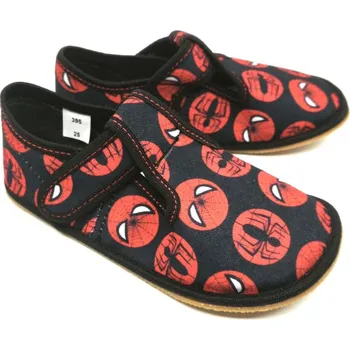 Dívčí bačkory Barefoot bačkory 395 RED SPIDER, EF barefoot Velikost: 32