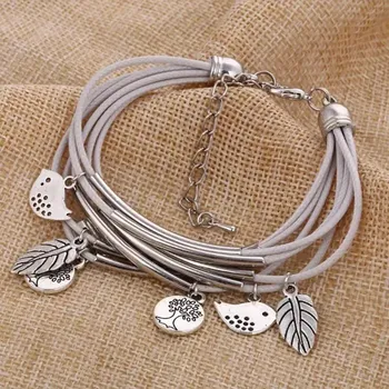 Náramek MiTe Náramek strom života šedý