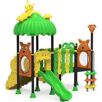 Dětské hřiště Playground System DĚTSKÉ HŘIŠTĚ - sestava se skluzavkami - Animals