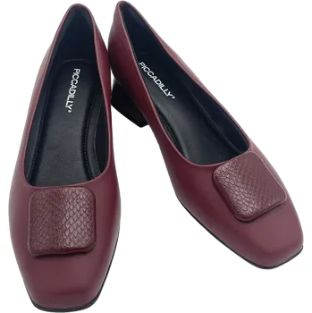 Dámské lodičky PICCADILLY - Dámské lodičky 160096-1, vínové Velikost: 40