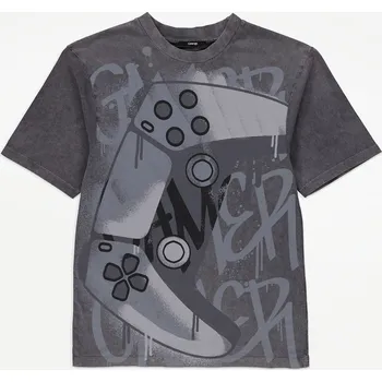 Chlapecké tričko GEORGE CHLAPECKÉ TRIČKO "CONSOLE" Barva: šedá, Velikost: 10-11 let (146)