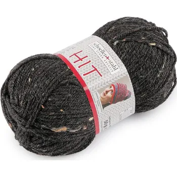 Příze Pletací příze Hit s nopky 50 g - 5 (250) šedá tmavá