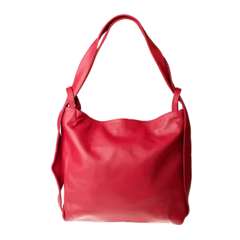 NovaKabelka.cz Kožená italská kabelka Sofia Rossa Scarlatto