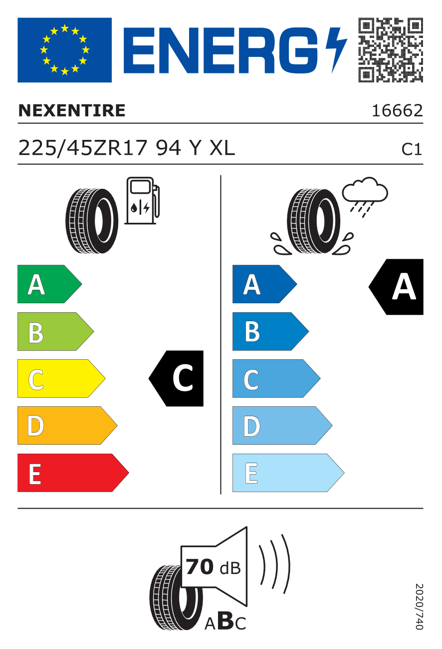 Fotografie 2 - Letní osobní pneu NEXEN N´Fera Sport 225/45 ZR17 94 Y XL