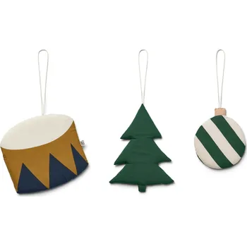 Vánoční dekorace LIEWOOD Nástěnná dekorace Leonardo Holiday Sandy mix – set 3 ks