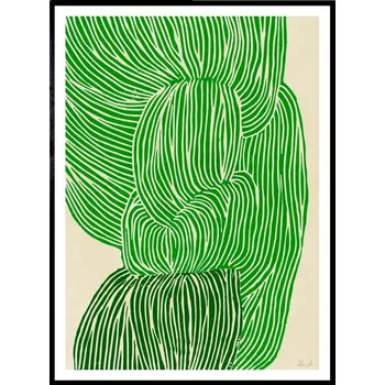 Plakát THE POSTER CLUB Autorský mini plakát Green Ocean by Rebecca Hein A5