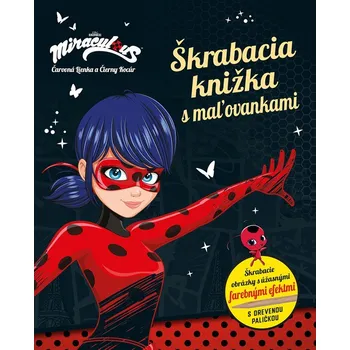 Čarovná Lienka a Čierny Kocúr - Škrabacia knižka s maľovankami