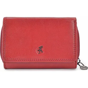 Peněženka Dámská kožená peněženka 4511 komodo červená, Cosset