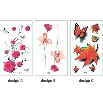 Odstranitelné tetování Rocolo Design Tetovací obtisky barevné 6 x 9,5 cm OP095