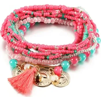 Náramek Fashion Jewelry Dámský náramek 9 v 1 letní mix OJ468