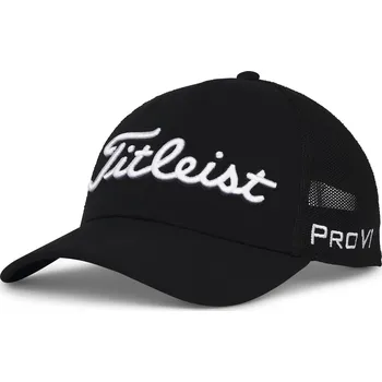 Kšiltovka TITLEIST Tour Performance Mesh 25 pánská kšiltovka černo-bílá
