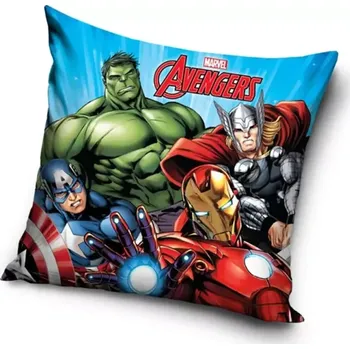 Povlak na dekorativní polštářek Carbotex Povlak na polštář Avengers Agenti S.H.I.E.L.D. 40 x 40 cm