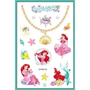 Odstranitelné tetování Tattoo World Tetování dočasné Malá mořská víla 14,9 x 9,5 cm OP916