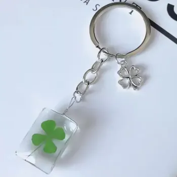 Přívěsek na klíče Čtyřlístek a čtyřlístek