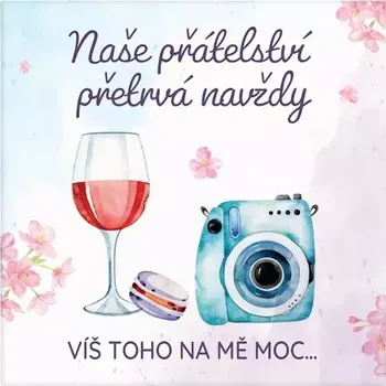 Dekorativní magnet Albi Magnetka s textem Přátelství