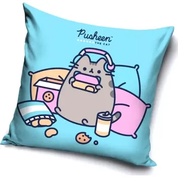 Dekorativní polštářek Carbotex Dekorační polštář Pusheen Chill Time 40 x 40 cm