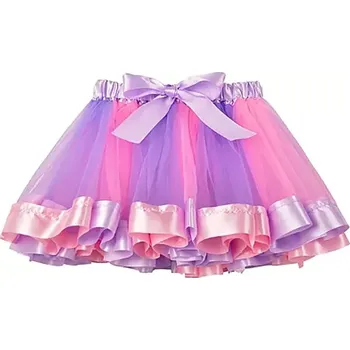Dívčí sukně Luliu Dívčí tylová sukně s mašlí Violet Candy vel. 3-8 let OP1070