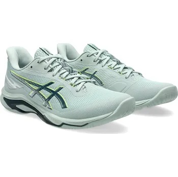 Pánská sálová obuv Pánské sálové boty Asics NETBURNER BALLISTIC FF 4 zelené 1051A088-300 - EUR 46,5 | UK 11 | US 12