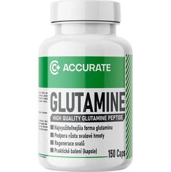 Aminokyselina Accurate+ Glutamine Peptides - 150 kapslí