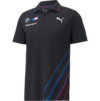 Pánské tričko Pánské triko s límečkem PUMA BMW TEAM POLO 763323-01 GRAY M