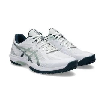 Pánská sálová obuv Asics GEL-TASK 4 Sálová obuv WHITE / TRANQUIL TEAL, UK 8,5, EU 43,5, US 9,5, 27,5 cm