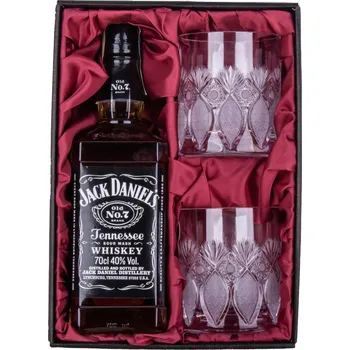 Sklenice ONTE CRYSTAL Jack Daniel's old No. 7 se sklenicemi 330ml, Exclusive