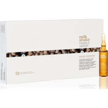 Vlasová regenerace milk_shake® Integrity & Strength Protein Treatment koncentrované sérum pro poškozené vlasy s proteiny 8x10 ml