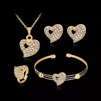 Souprava šperků Fashion Jewelry Souprava srdce v srdci OJ394