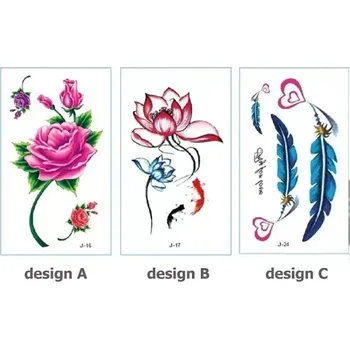 Tetování Rocolo Design Tetovací obtisky barevné 6 x 9,5 cm OP137