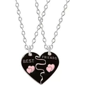 Náhrdelník Lilley Jewelry BFF Náhrdelník Best Friends Srdíčka