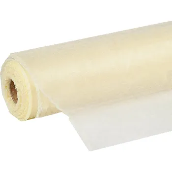 Organza, třpytivá, ŠAMPAŇ, 36cmx9,1m, 1 kus