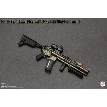 Doplněk k figurce Zbraň pro 1/6 figurky Private Military Contractor Weapon Set F (Olive Drab)