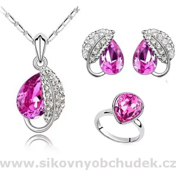 Souprava šperků Souprava se Swarovski Elements lístečky OJ445