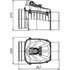 Kanalizační potrubí Midas International KG průběžná zpětná klapka s aretací DN160