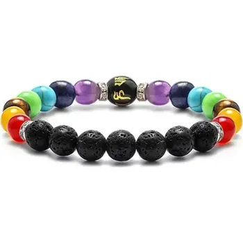 Náramek Fally Aroma náramek s čakrovými a lávovými kameny
