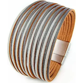 Souprava šperků Fashion Jewelry Dámský náramek vícevrstvý Boho Sweet grey