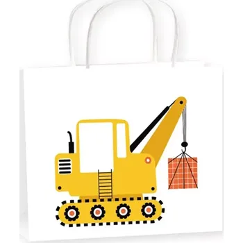 Dárková taška Anděl Dárková taška Stavební Stroje Jeřáb L 32 x 26 cm