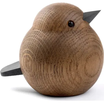 novoform Dřevěný ptáček Mama Sparrow Smoke Stained Oak