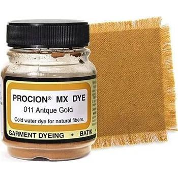Speciální výtvarná barva Barva Jacquard Procion MX na bavlnu odstín 011 Starozlatá
