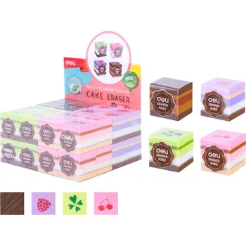 Ořezávátko Guma mazací dortík DELI