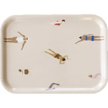 Fine Little Day Servírovací tácek Swimmers Sand 27 x 20 cm