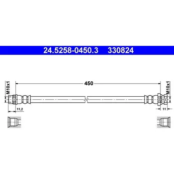 Brzdová hadice Brzdová hadice ATE 24.5258-0450.3
