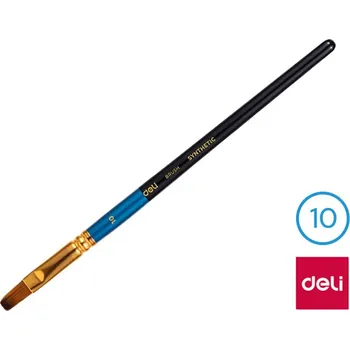 Umělecký štětec Štětec syntetický plochý č. 10 DELI