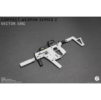 Doplněk k figurce Zbraň pro 1/6 figurky Special Forces Weapon Set C Elite Units LVAW (White)