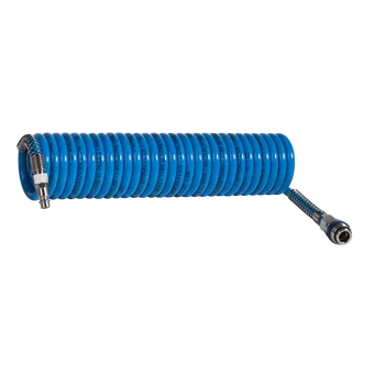 Příslušenství ke kompresoru Spirálová hadice PU 6x4 /6m (pr.délka 3,9 m )