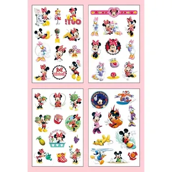 Odstranitelné tetování Tetovací obtisky Minnie a Mickey 14,5 x 9,5 cm