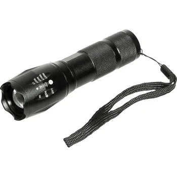 Svítilna Svítilna LED Deluxa Military Torch (400-800 Lumens)- MFH
